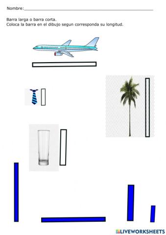 Comparar longitud entre dos objetos