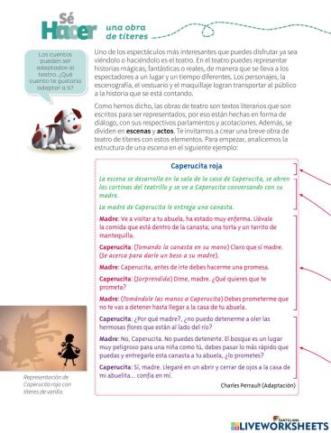 Crear una obra de teatro