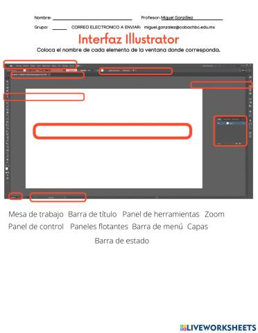 Interfaz Adobe Illustrator