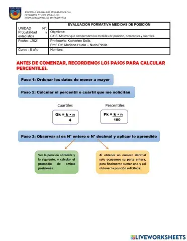 Medidas de posición