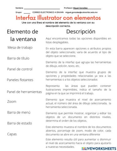 Elementos de la Interfaz de Adobe Illustrator