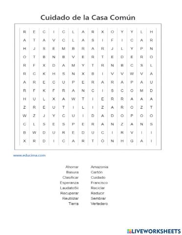 Cuidado de la casa Común