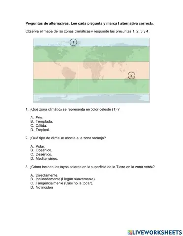 Zonas y paisajes del mundo