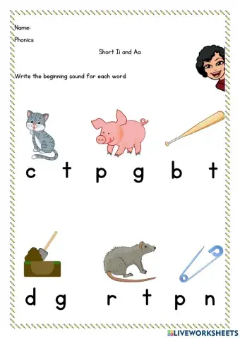 Initial a and i sound