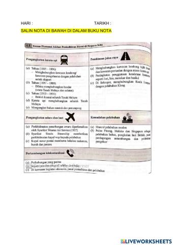 Bab 6 : Kesan Pentadbiran Barat Terhadap Ekonomi dan Sosial