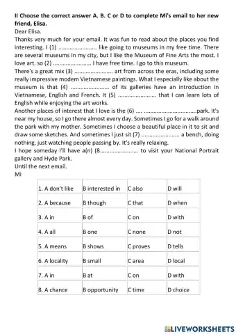 Reading My Place of Interest - Task 2