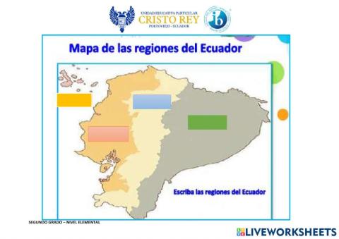 Regiones del Ecuador
