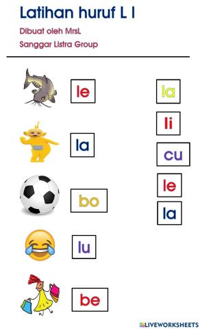 Latihan baca L l