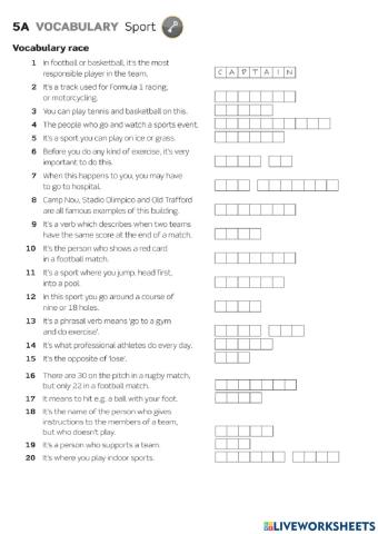 GEP7B, Unit5A-Voc-SPORT