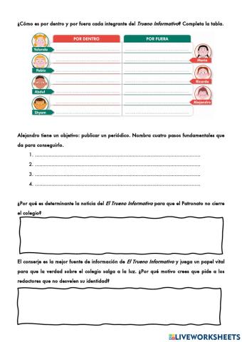 Siete reporteros y un periódico.