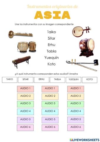 Instrumentos de asia