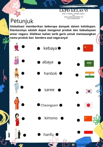 LKPD Kelas 6 Tema 4 Subtema 1 Pembelajaran 1