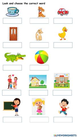Unit 1 - vocabs - grade 1