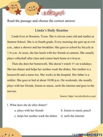 Reading and Listening Skills