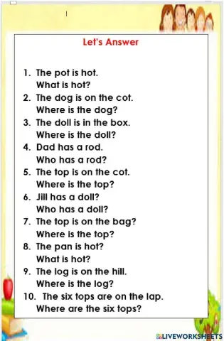 Reading Comprehension