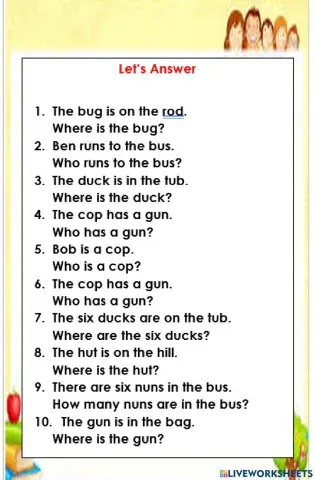 Reading Comprehension