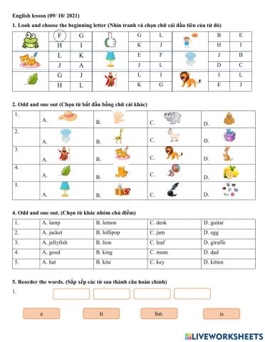 0910 Group 2 Letter L