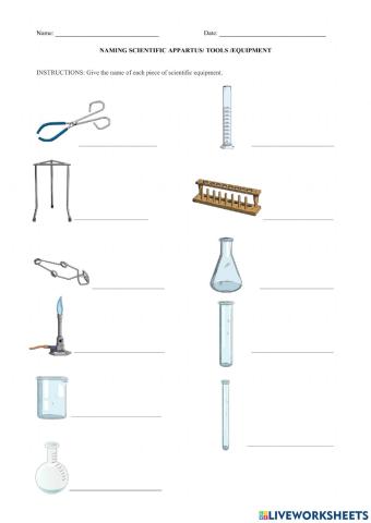 Identify Laboratory Apparatus
