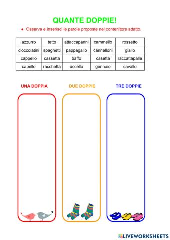 Quante doppie!
