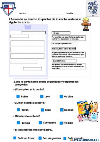 Completar la carta
