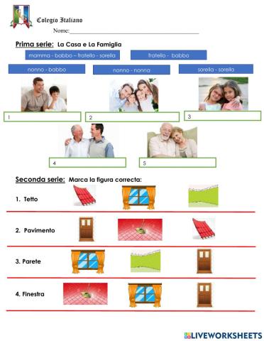 Famiglia, Numeri, Mascote