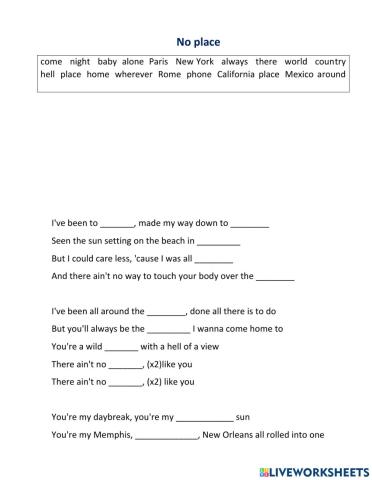 No place - Backstreet Boys