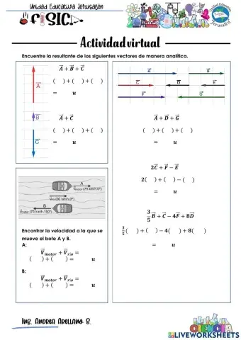 Operaciones con Vectores colineales