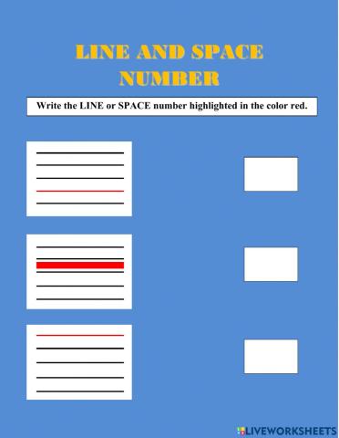 Line and Space Number