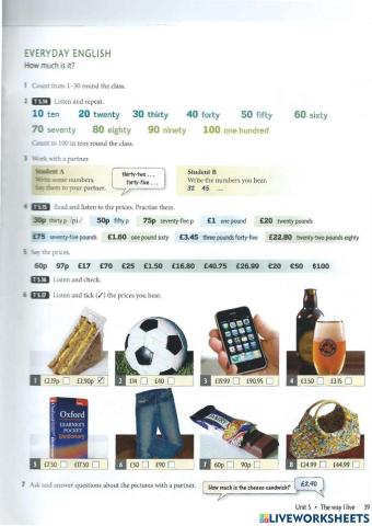 Unit 5 -the way i live (page 39)