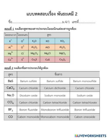 พันธะเคมี 2