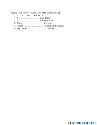 Give the roght form of the verbs in the bracket