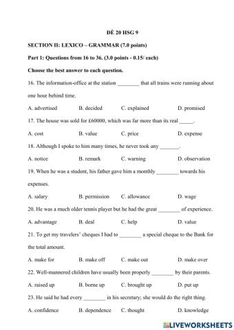 Hsg 9 de 20- Lexico-grammar