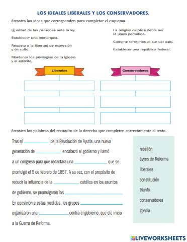 Liberales y conservadores