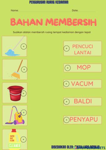 Bahan untuk membersih