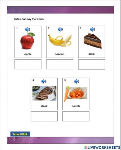 Y1 U4 TBp 46 Lunchtime Listening and Speaking 1