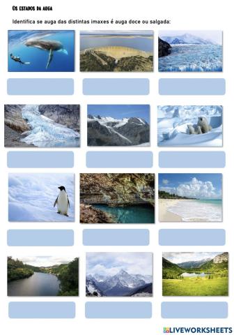 Auga doce ou salgada