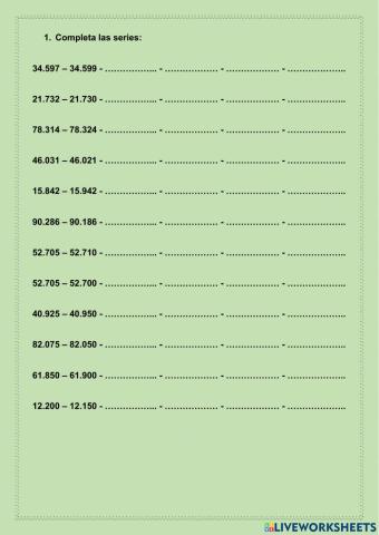 Series numéricas