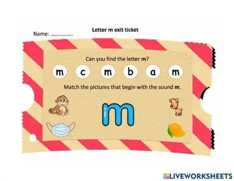 Letter m