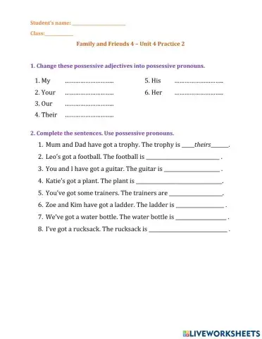 FF4 Unit 4 Practice 2