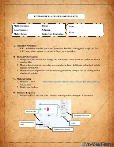 Lkpd jenis - jenis tumbukan