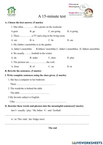 3E-G12-15minute test