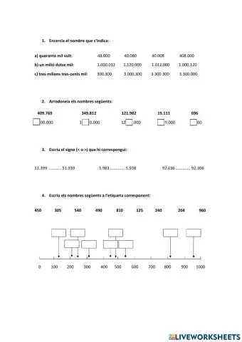 Exercicis matemàtics