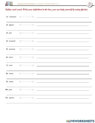 Lesson 5 - Words with ûr, îr-SE-4