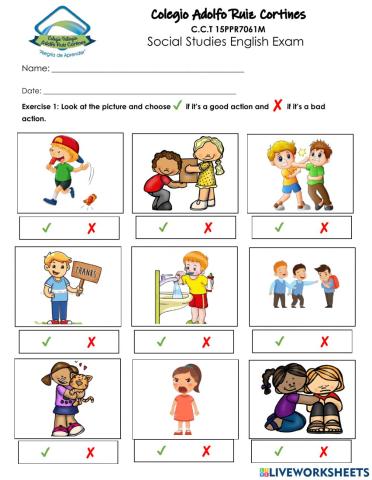 Social Studies English Exam