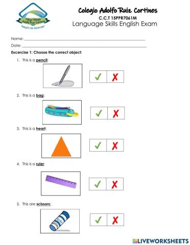 Language Skills English Exam
