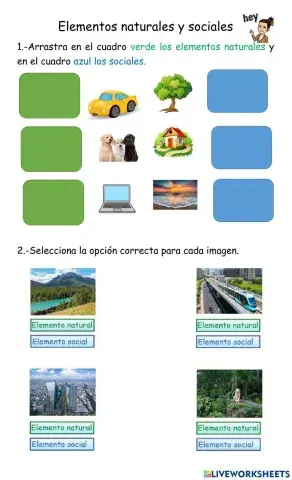 Elementos sociales y naturales