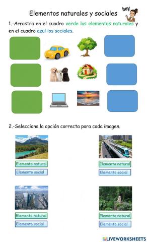 Elementos sociales y naturales