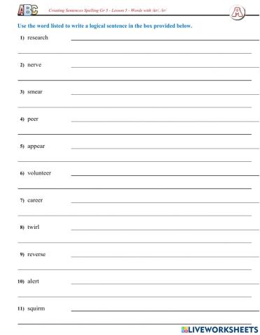 Lesson 5 - Words with ûr, îr-SE-2