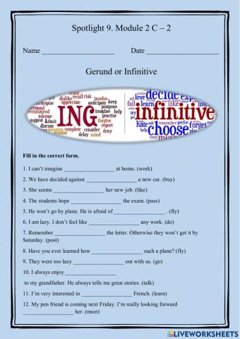 Spotlight 9. Module 2C-2