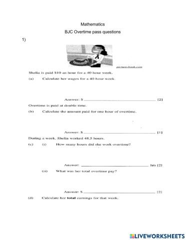Bjc overtime  pass papers